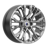 Диски КиК 8.5\R19 6*139.7 ET30 d106.1 Дарк платинум