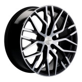 Диски Khomen Wheels 8.5\R20 5*108 ET46 d63.4 Black-FP Диски Khomen Wheels 8.5\R20 5*108 ET46 d63.4 Black-FP
