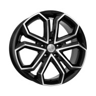 Диски КиК  Пандора  8,5\R19 5*112 ET40  d66,6  алмаз чёрный  [75363]