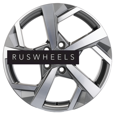 Диски Khomen Wheels 7x17/5x114,3 ET45 D66,1 KHW1712 (Teana/X-Trail) Gray-FP Диски Khomen Wheels 7x17/5x114,3 ET45 D66,1 KHW1712 (Teana/X-Trail) Gray-FP