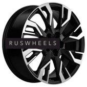 Диски Khomen Wheels 7x18/5x114,3 ET53 D54,1 KHW1809 (Geely Coolray) Black-FP