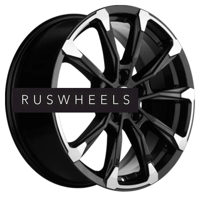 Диски Khomen Wheels 7,5x18/5x114,3 ET35 D60,1 KHW1808 (Lexus NX) Black-FP