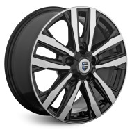 Диски КиК 8,0\R18 5*130 ET43 d84.1 Алмаз черный Диски КиК 8,0\R18 5*130 ET43 d84.1 Алмаз черный