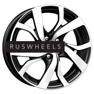 Диски КИК 6,5x16/5x105 ET39 D56,6 Палермо-оригинал (КС607) Алмаз черный